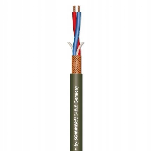 Mikrofónový Kábel Sommer Cable Captain Flexible 100 M Ofc Pvc