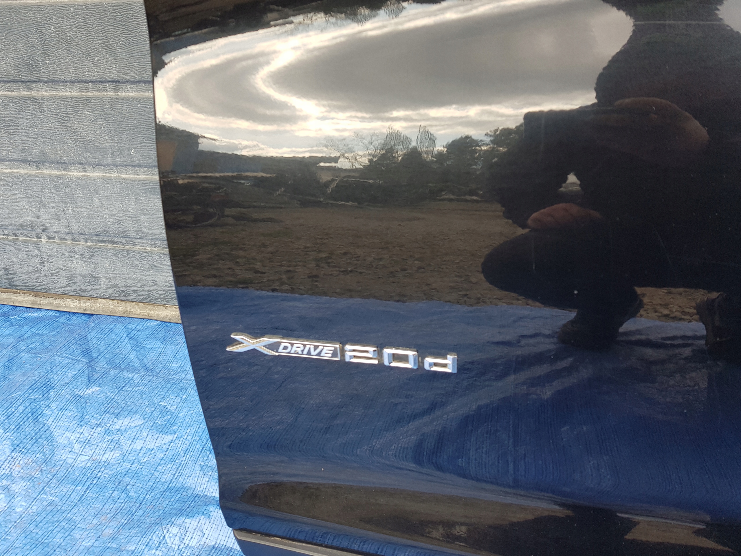 BMW X3 F25 дверь передняя левая 475 черный сапфир