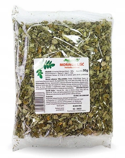 

Herbatka Ziołowa Moringa Liść 50g Dla Diabetyków
