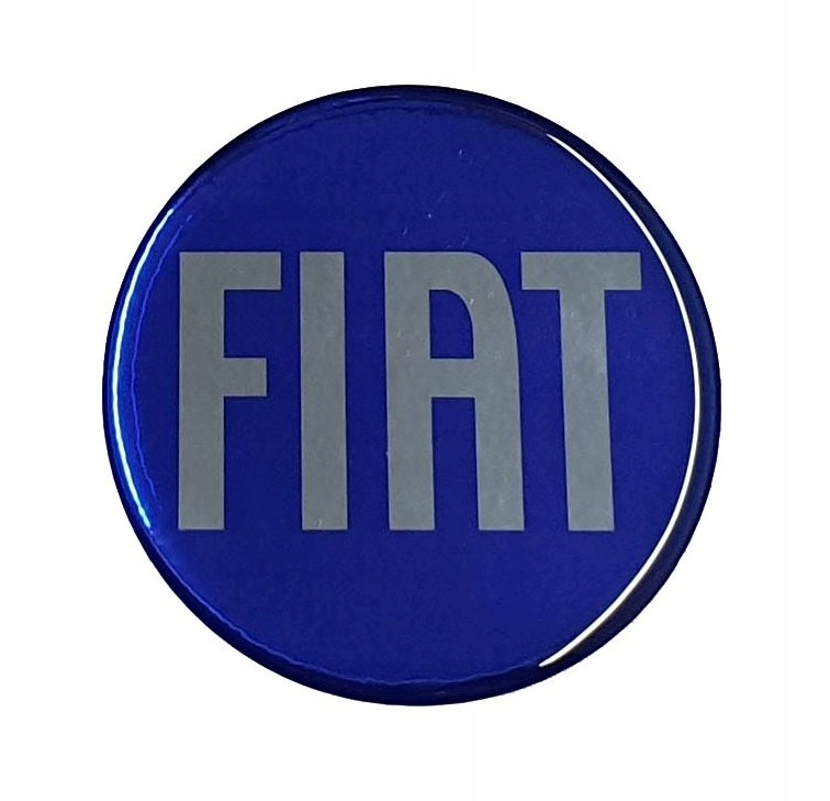 Plaque émaillée Fiat logo rond