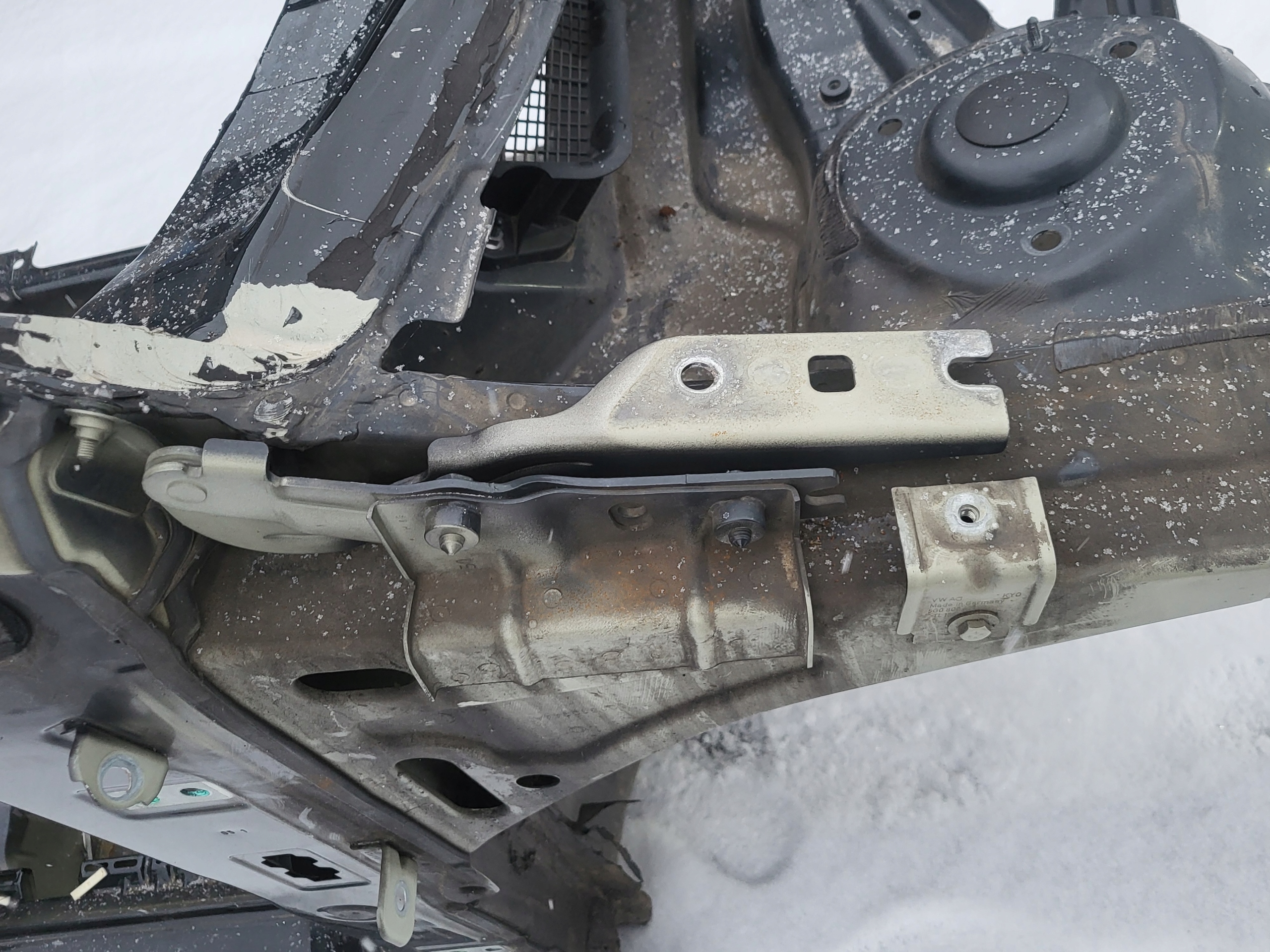 quarter right front quarter hinge bonnets R black LC9X VW GOLF VII 7 5G