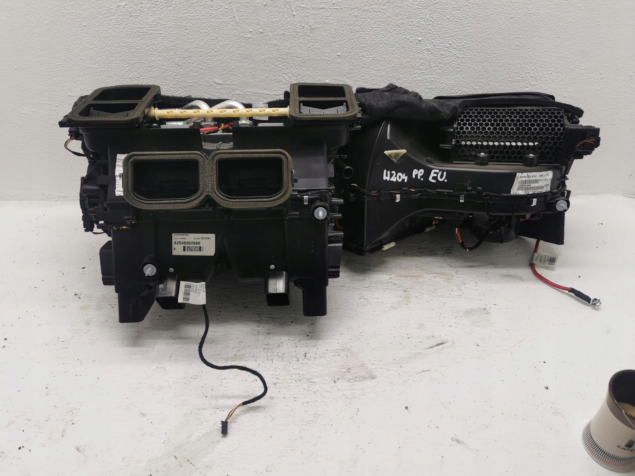 heater complete MERCEDES C-KLASA W204 LIFT