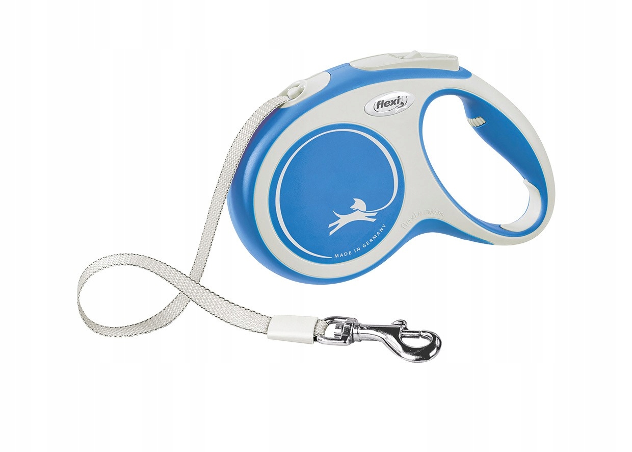 

Flexi New Comfort smycz M 5m taśma niebieski