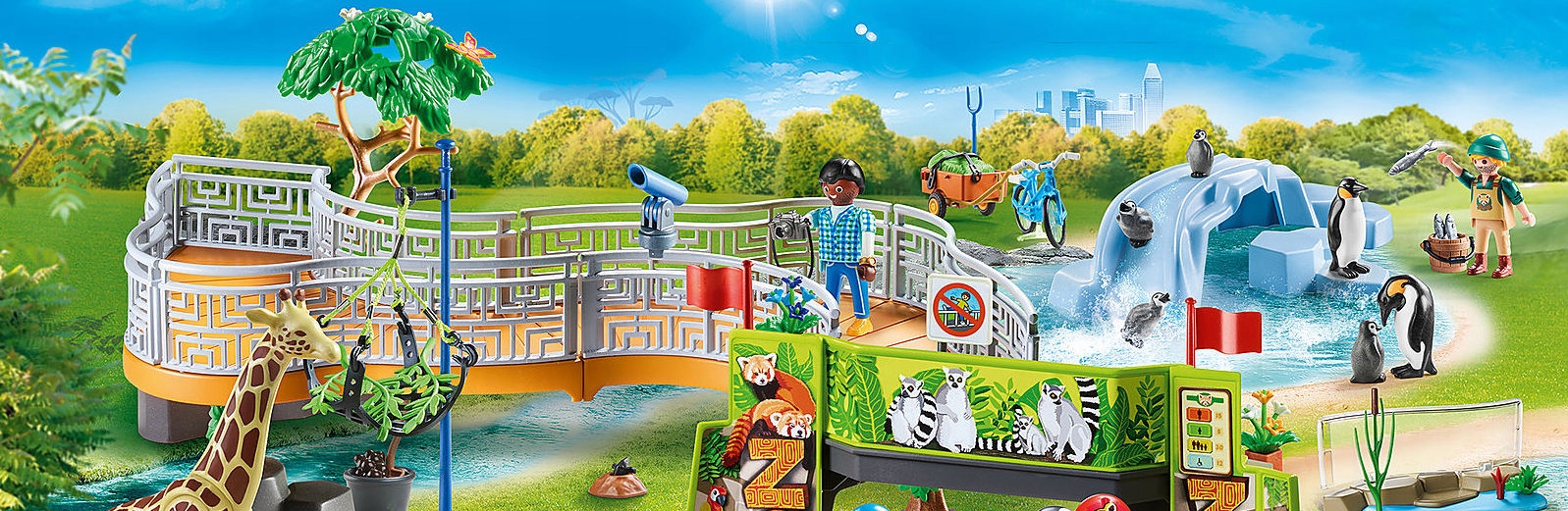 PLAYMOBIL 70348 PLATFORMA WIDOKOWA MOST do ZOO Marka Playmobil