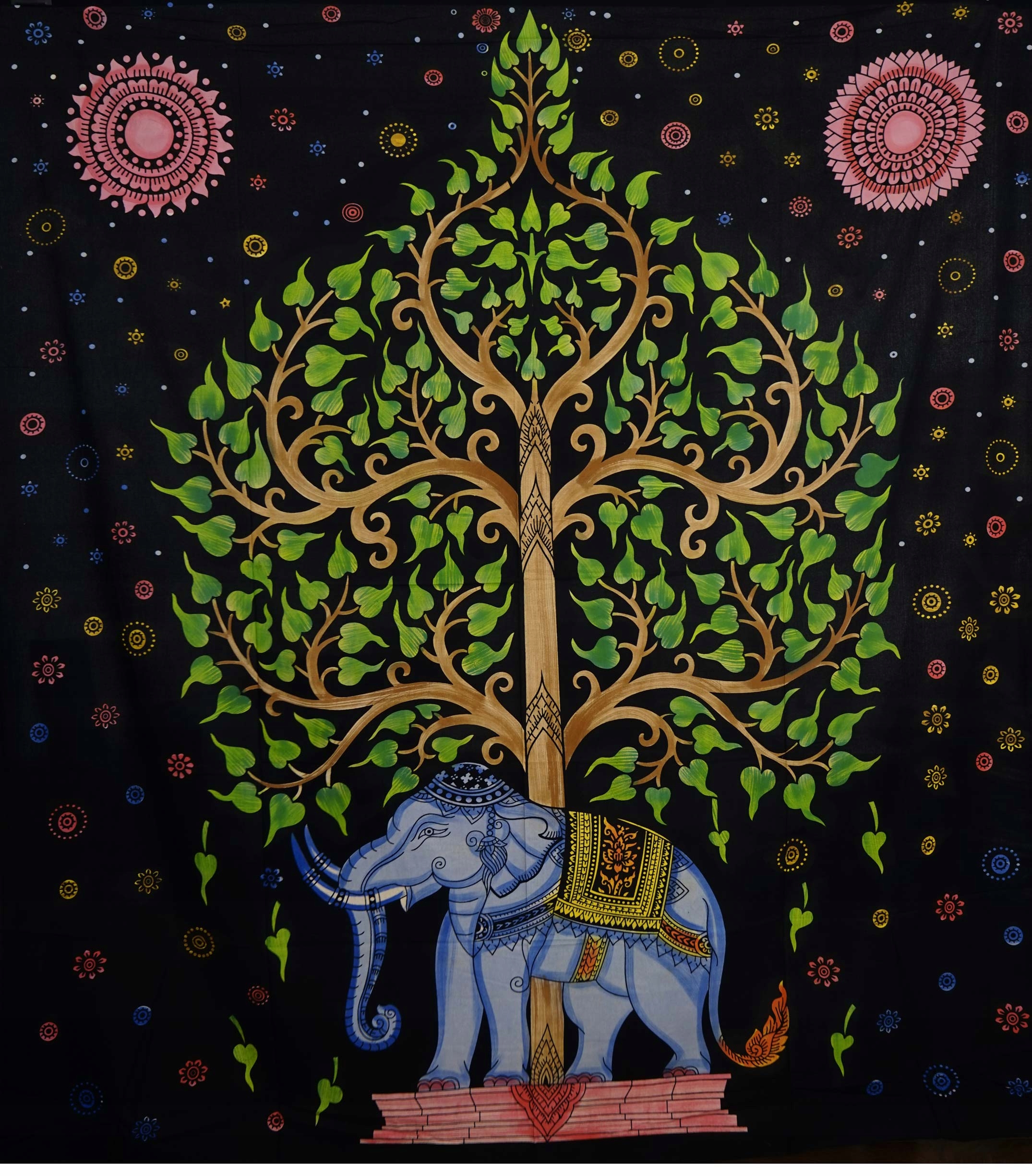 

Indyjska Narzuta Słoń bawełna 210x235 241