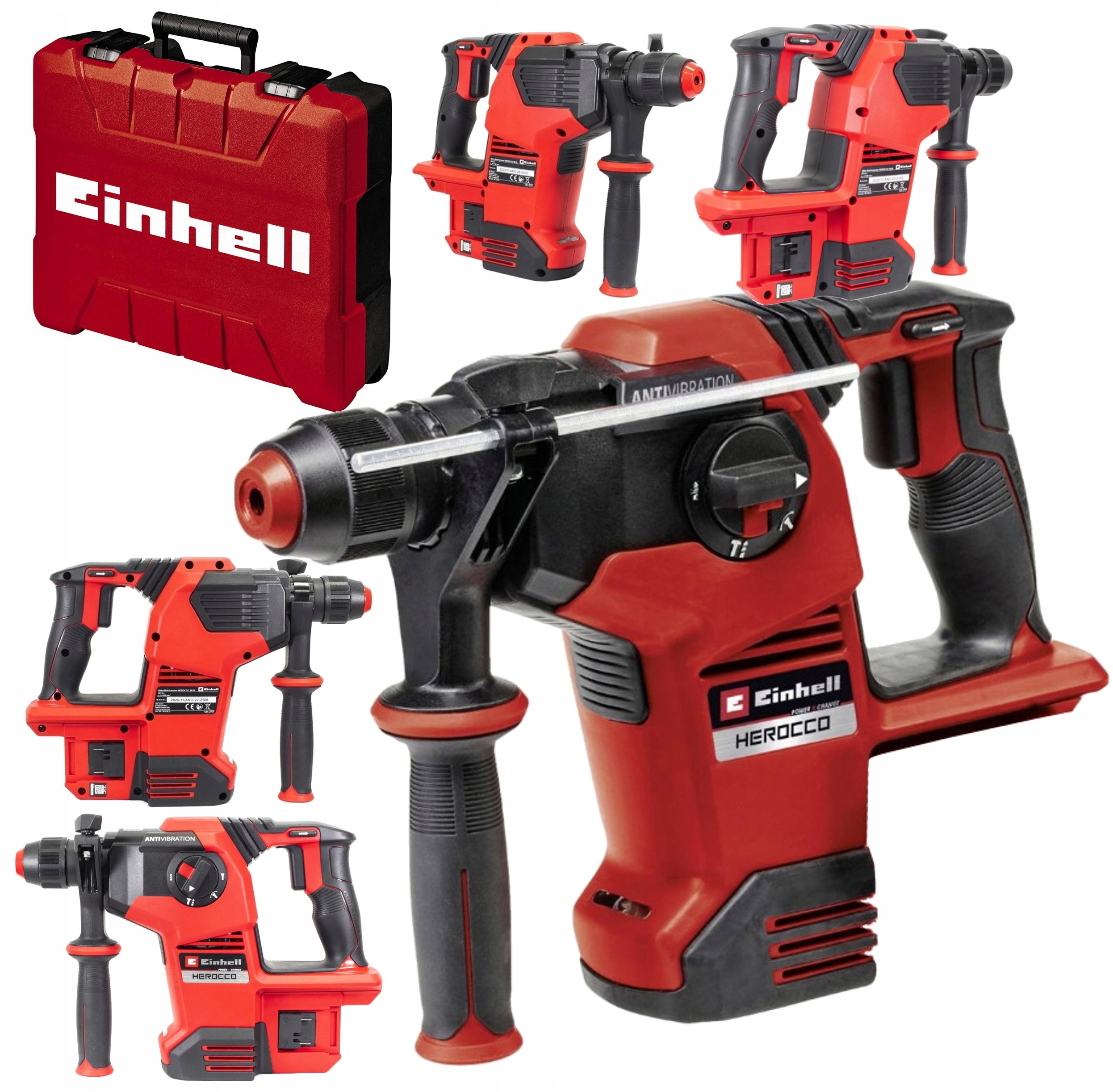 Einhell Akumulátorové Příklepové Kladivo Herocco 36/28 Twin Pack Bezkartáčové