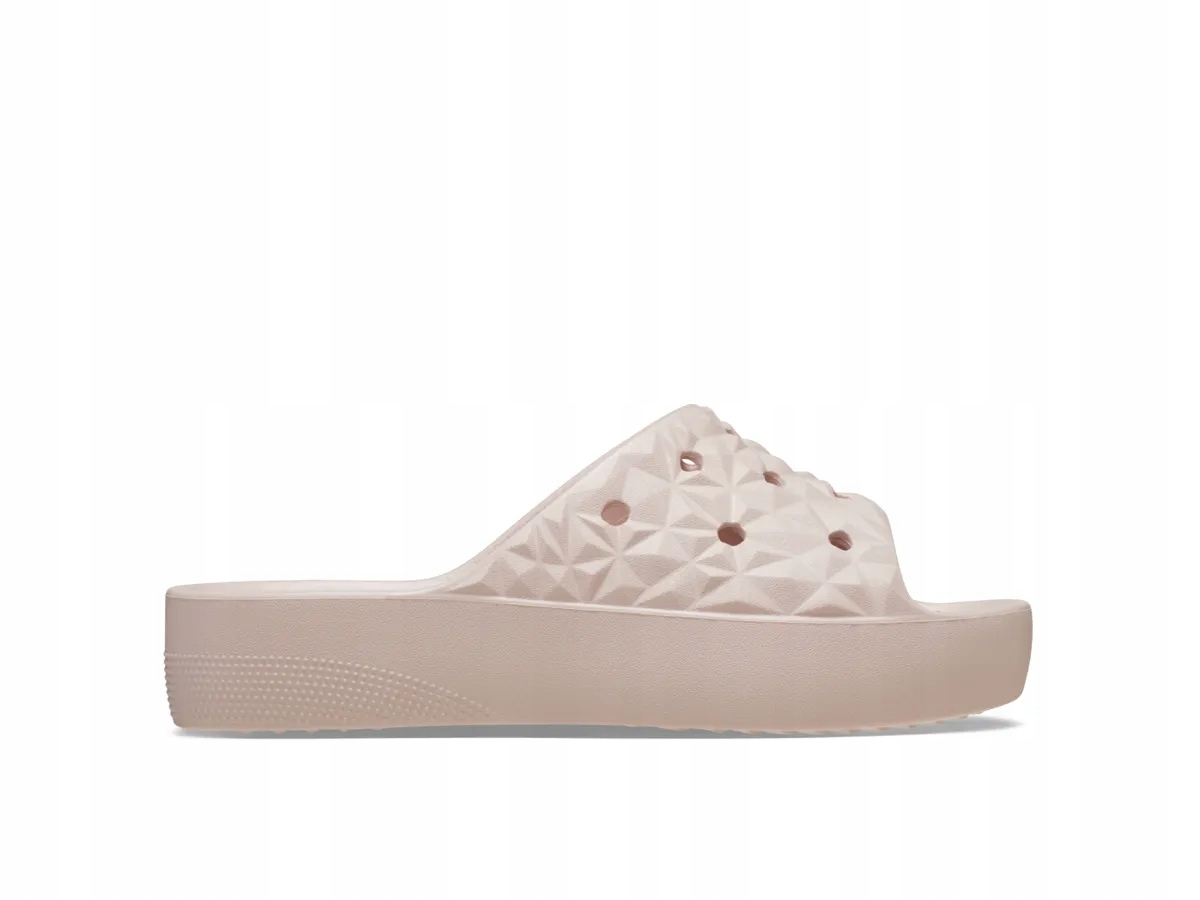 Dámské nazouváky Crocs Classic Platform Geometric Slide 36.5 w6 Quartz