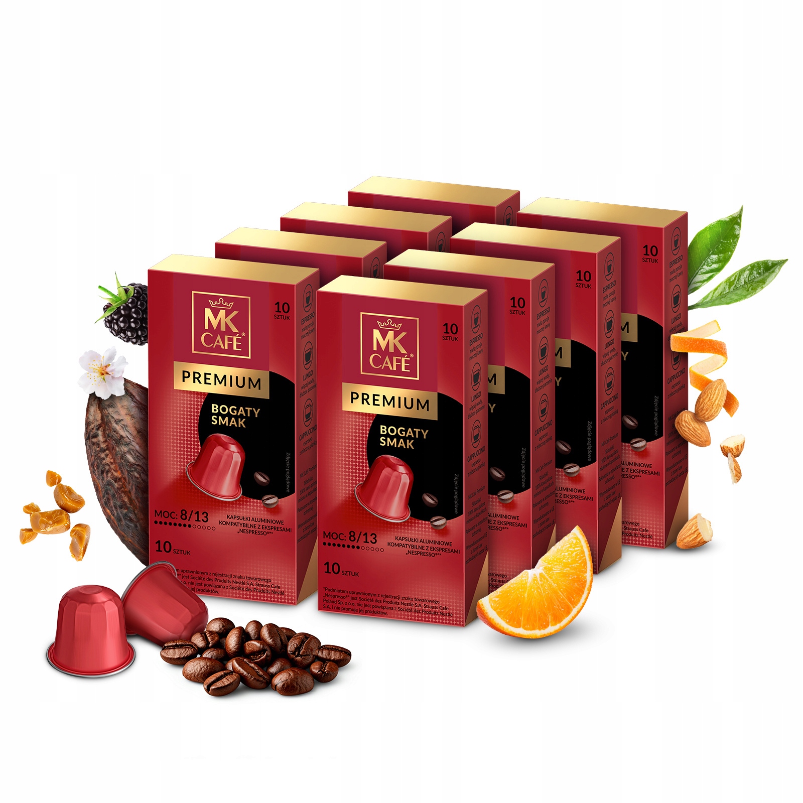 Kapsułki do Nespresso Mk Cafe Premium 8x10 sztuk