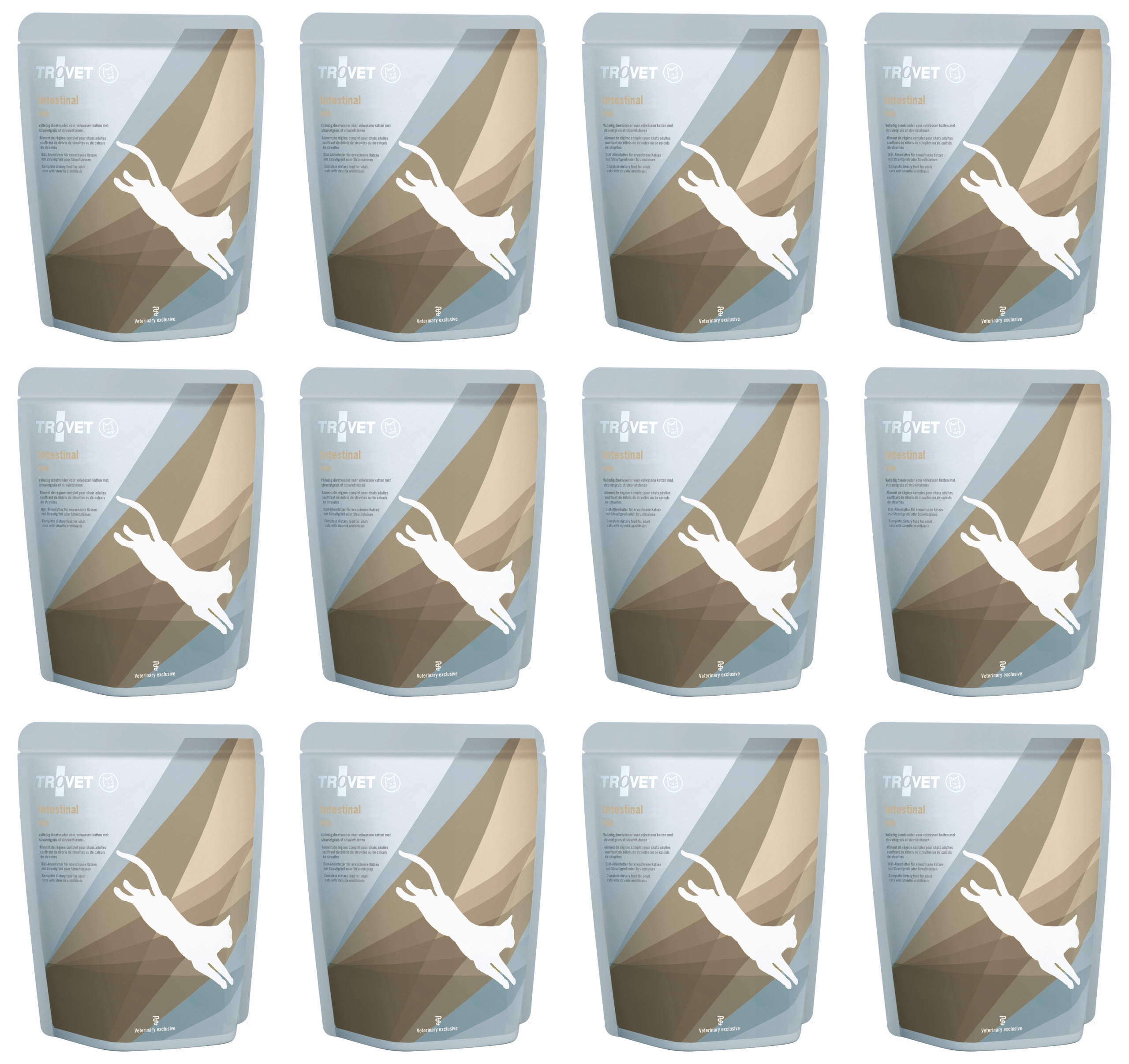 Levně Trovet Cat Frd Intestinal Hypo 12x85g hydrolyzát kuřecí ryba pro kočky