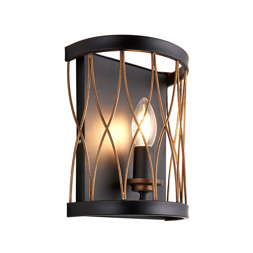 Endon Svietniková lampa Heston čierna matná 1xE14 40W Led