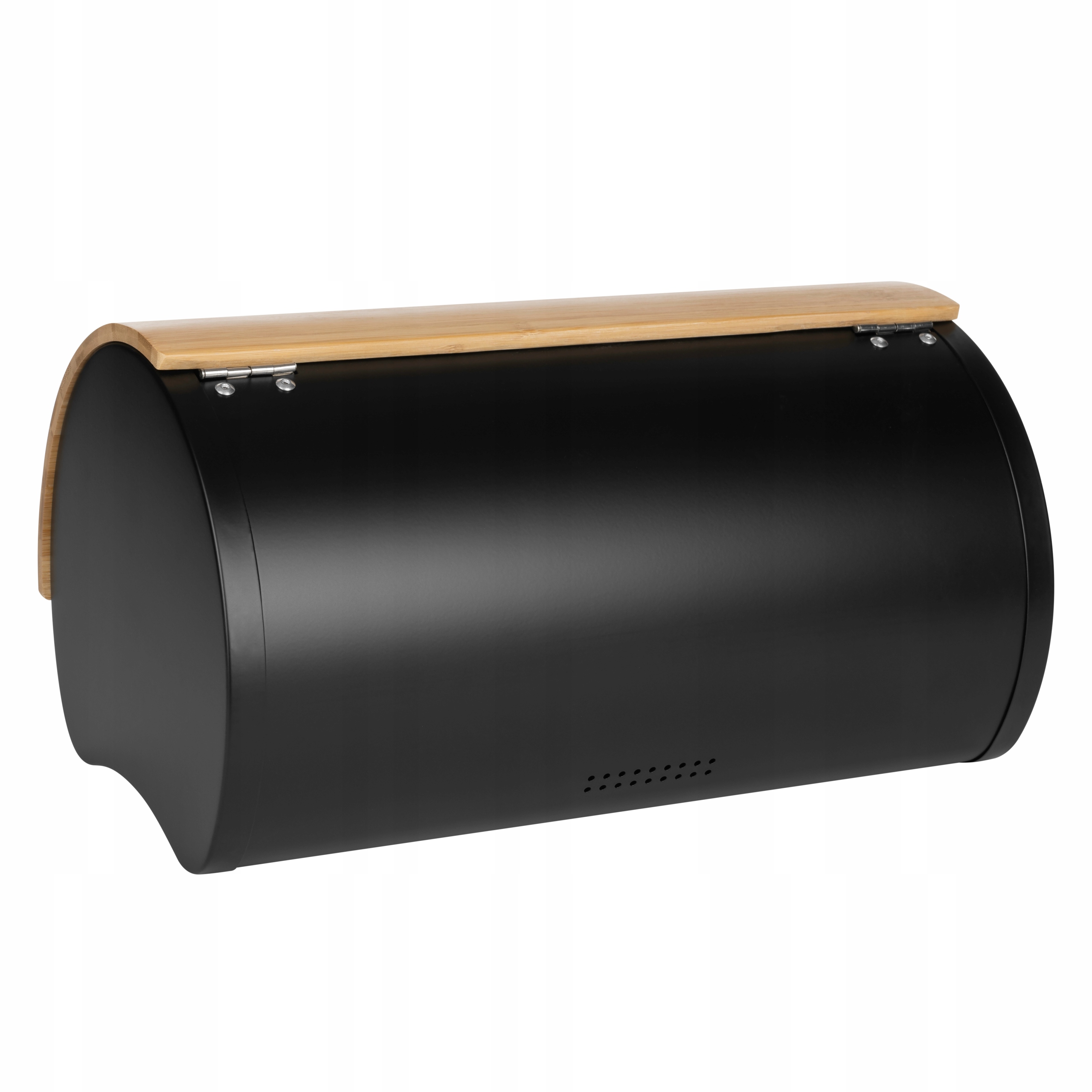 CHLEBAK POJEMNIK NA PIECZYWO STALOWY Z BAMBUSOWĄ POKRYWKĄ 38x24x20CM Rodzaj jednoczęściowy