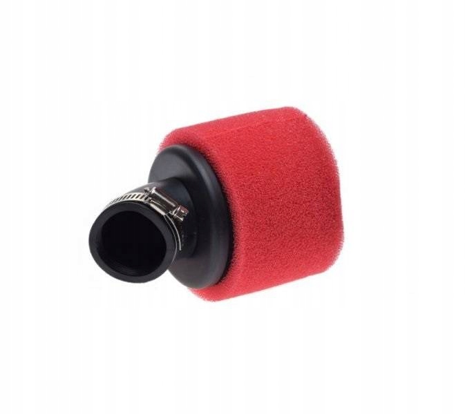 

Filtr powietrza gąbkowy czerwony kątowy 38mm 45'