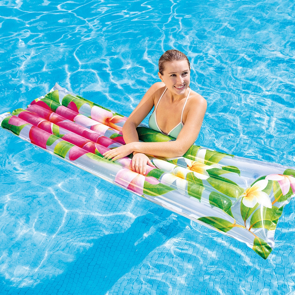 DMUCHANY MATERAC DO PŁYWANIA KWIATY INTEX 59720 Marka Intex