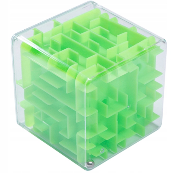 KOSTKA LOGICZNA MINI LABIRYNT 3D ŁAMIGŁOWKA NA REFLEKS Marka Dromader