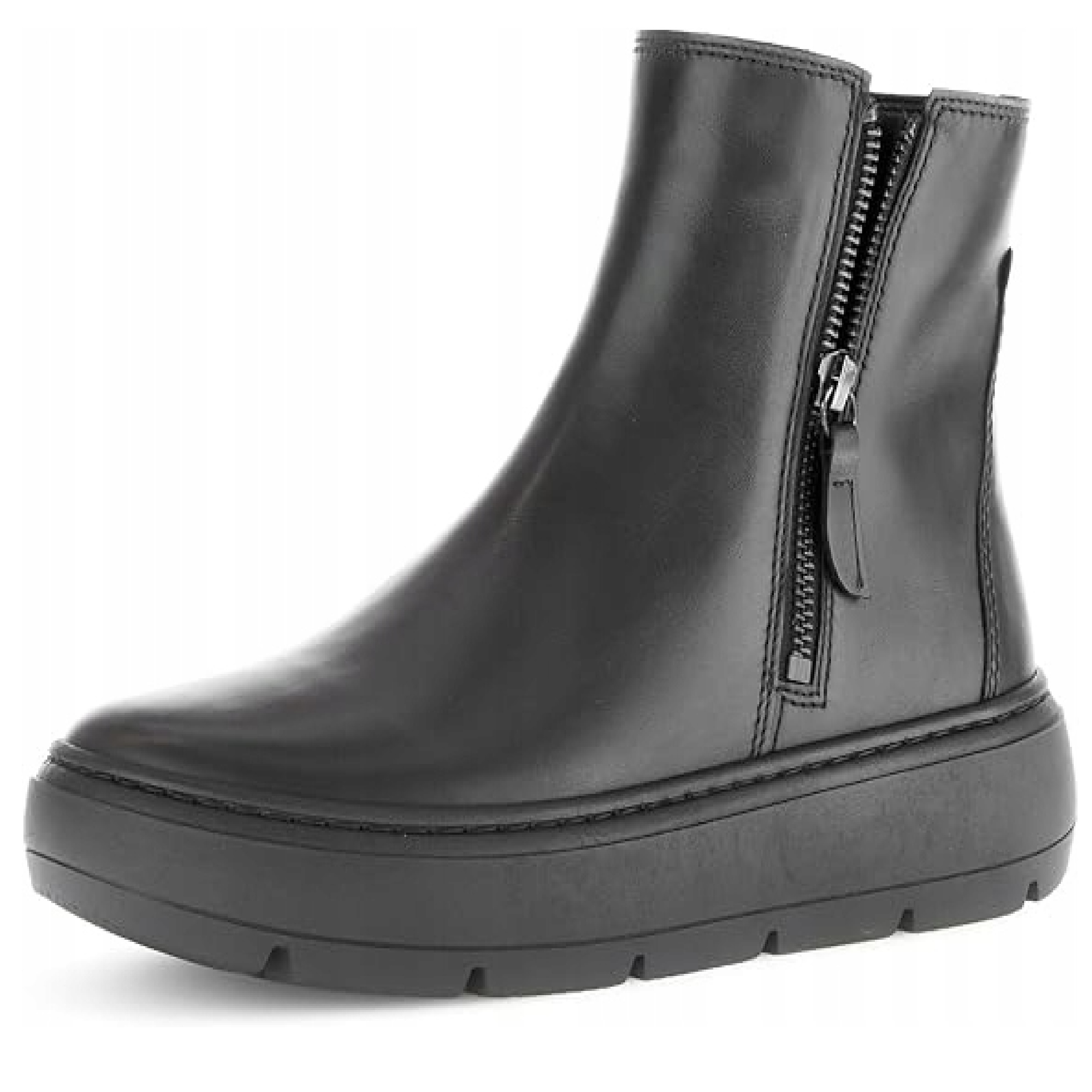 Klasické kožené černé dámské kotníkové boty Gabor 53.721.77 vel. Eu 37,5