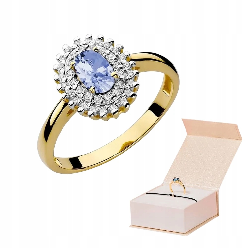 Prstýnek S Tanzanitem Zlatý Náramek