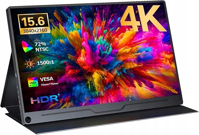 Monitor Przenośny Missun 15,6” 4K Uhd Ips Usb-c Hdmi Vesa