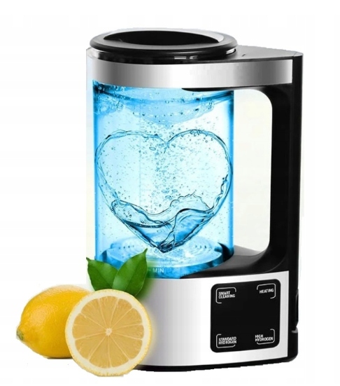 Generator Aktywnego Wodoru Jonizator Szklany 2L Wody Wodorowej Qsky
