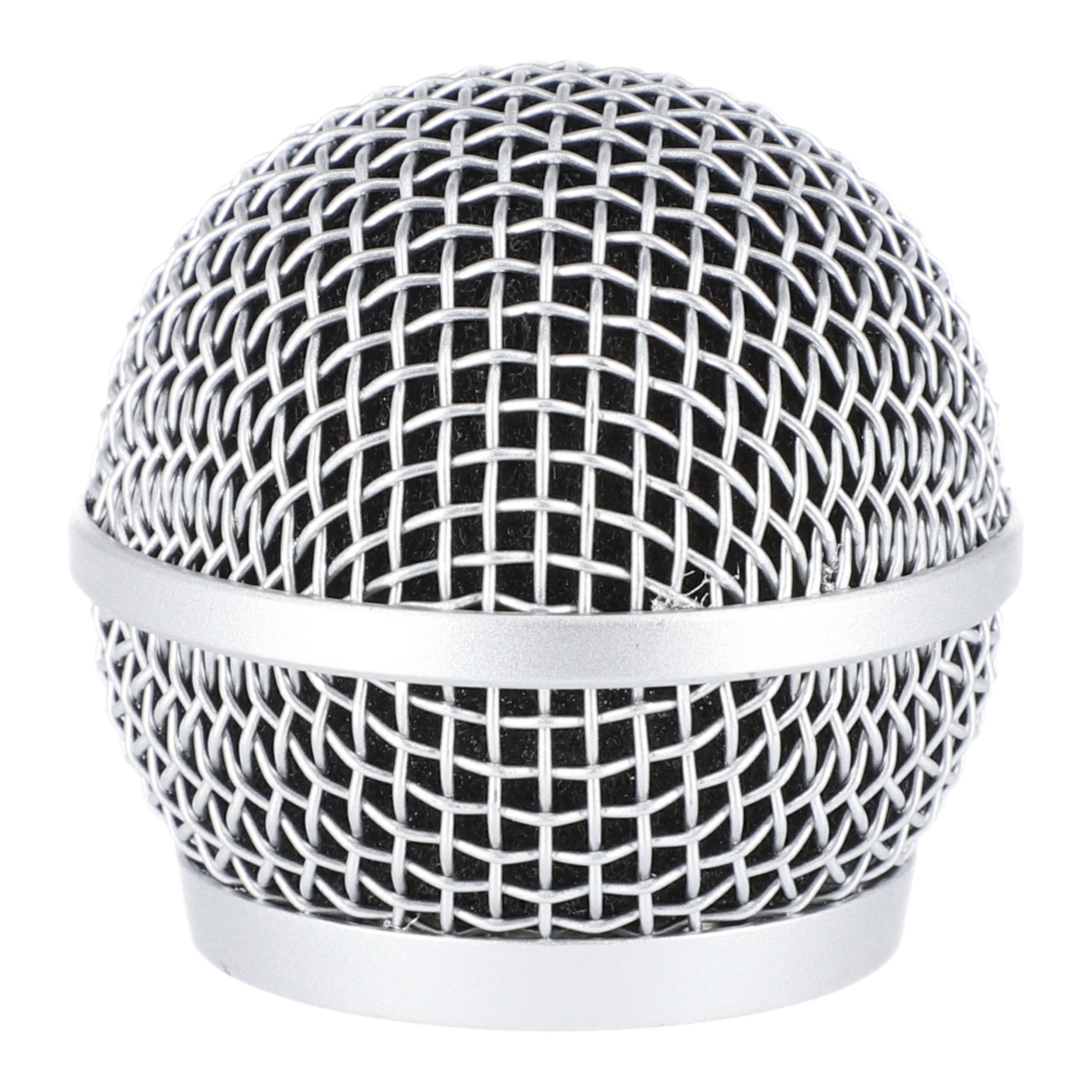 Grilovací síťka Hlavička Sítko mikrofon Shure PG48 PG58 Stříbrná houbička Originál