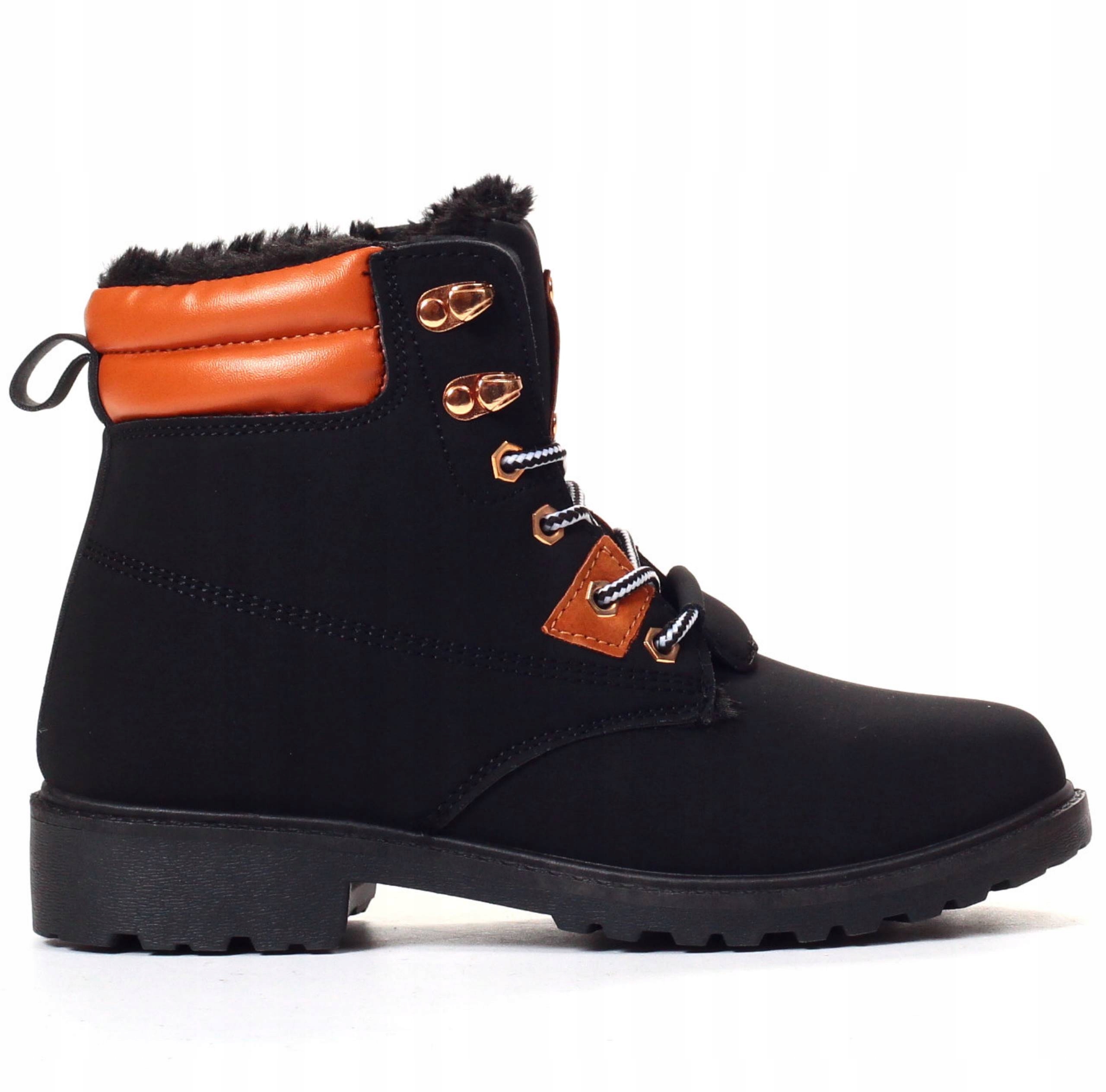 TRAPERKI DAMSKIE OCIEPLANE ZIMOWE BOTKI TIMBERKI Marka inna