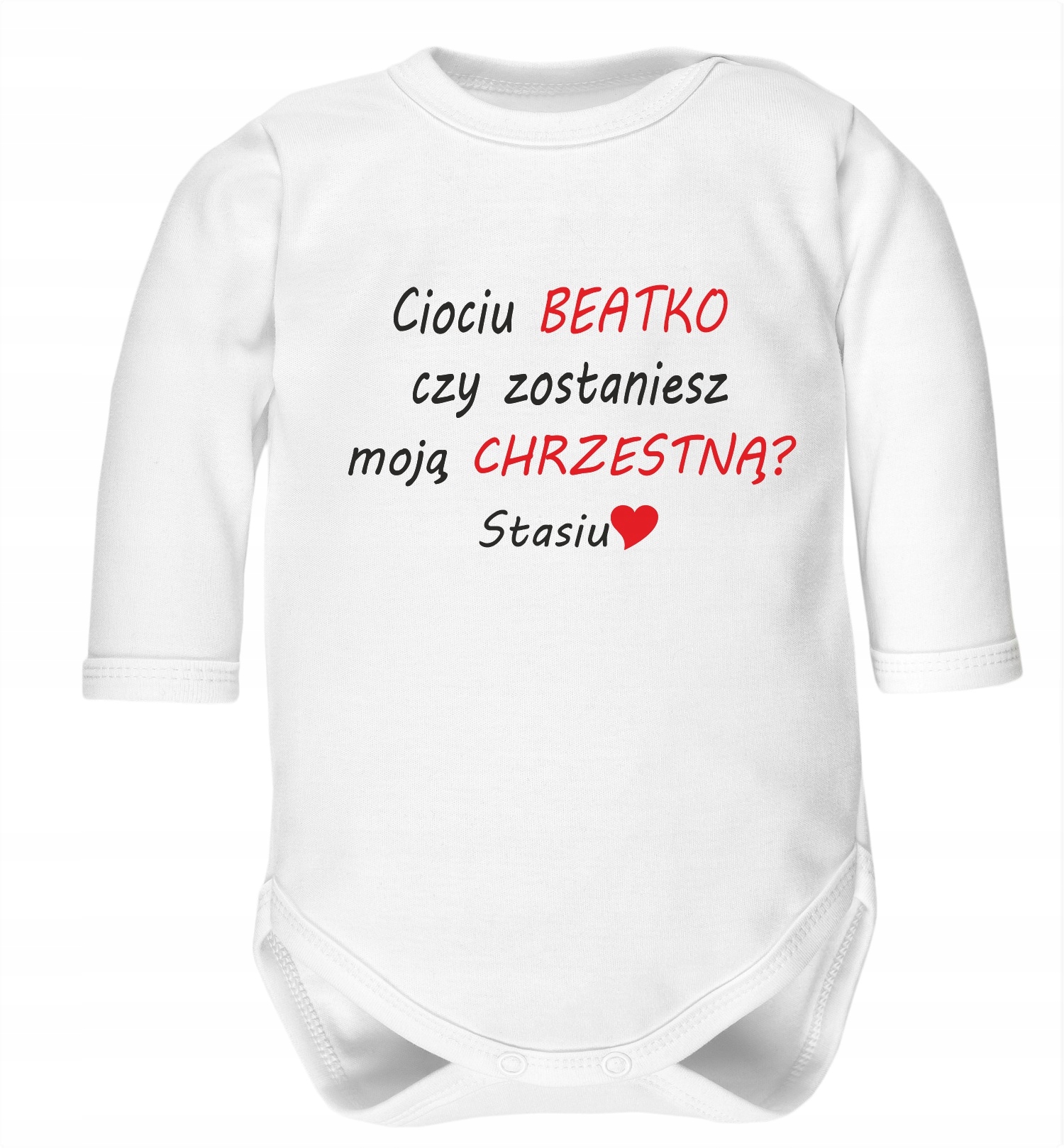 

Body na chrzest, Ciociu zostaniesz moją chrzestną