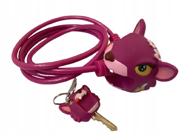 

Zamknięcie rowerowe Crazy Safety Kotek Róż