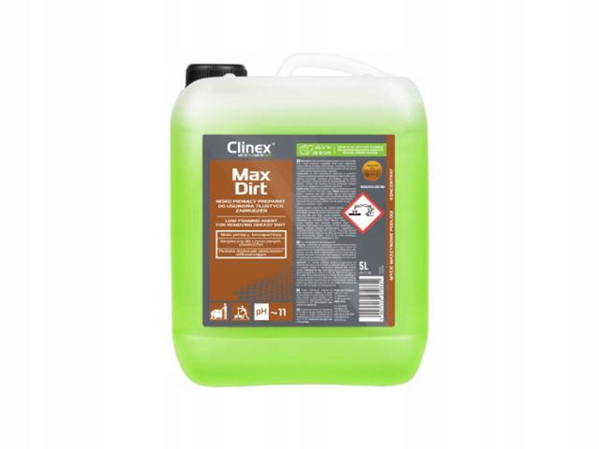 Levně Amt Clinex Maxdirt 5 L Koncentrát S Nízkou Pěnivostí Pro Mastné A Obtížné