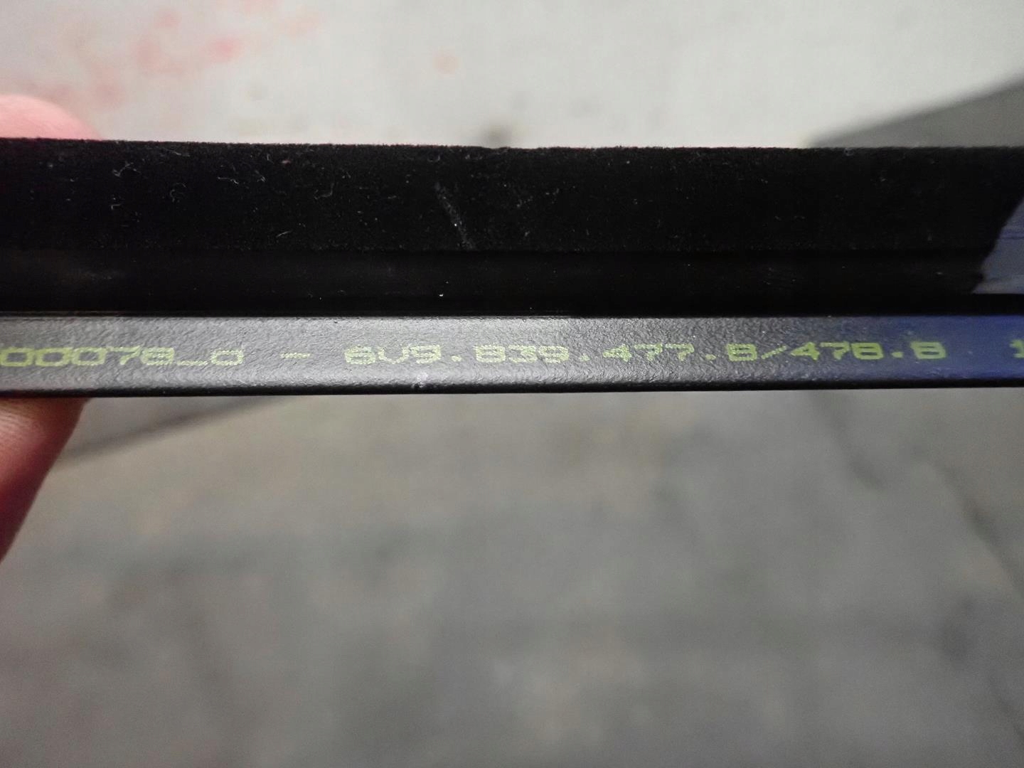 moulding dust left rear part SKODA FABIA III 2014- KOMBI