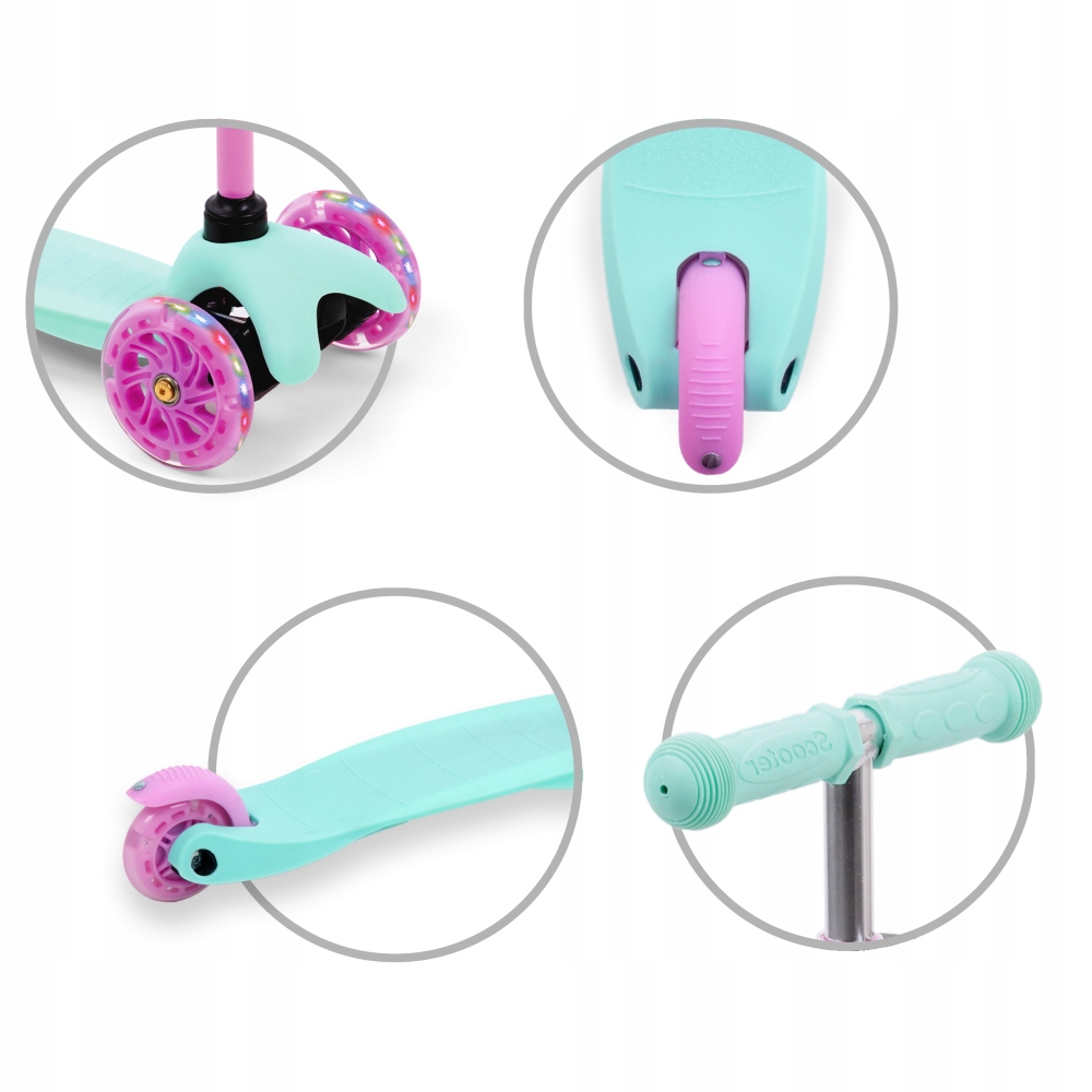 HULAJNOGA TRÓJKOŁOWA DLA DZIEWCZYNKI Kidwell UNO Hamulec tak