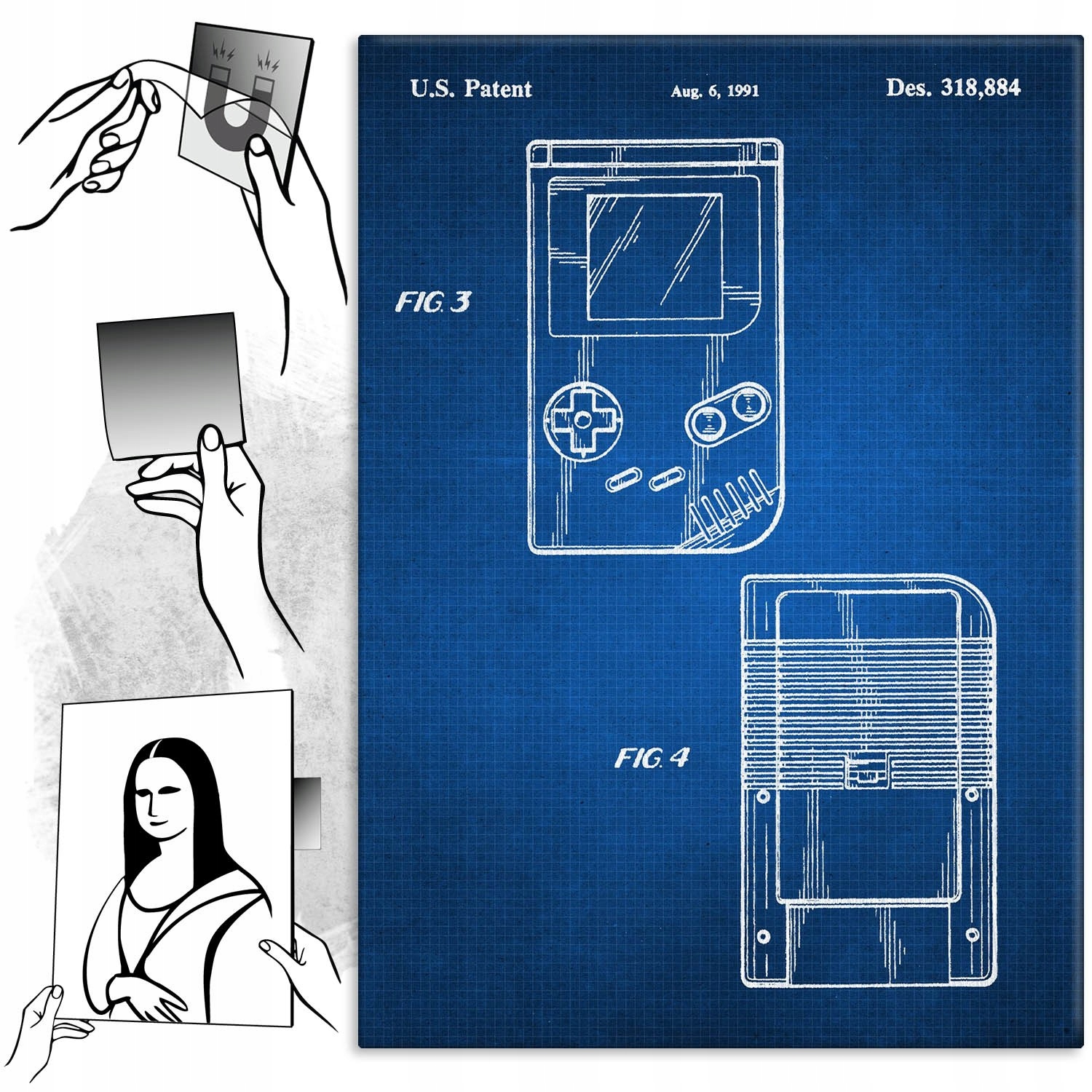 Kovový plakát Patent Kultovní gadgety Tech S
