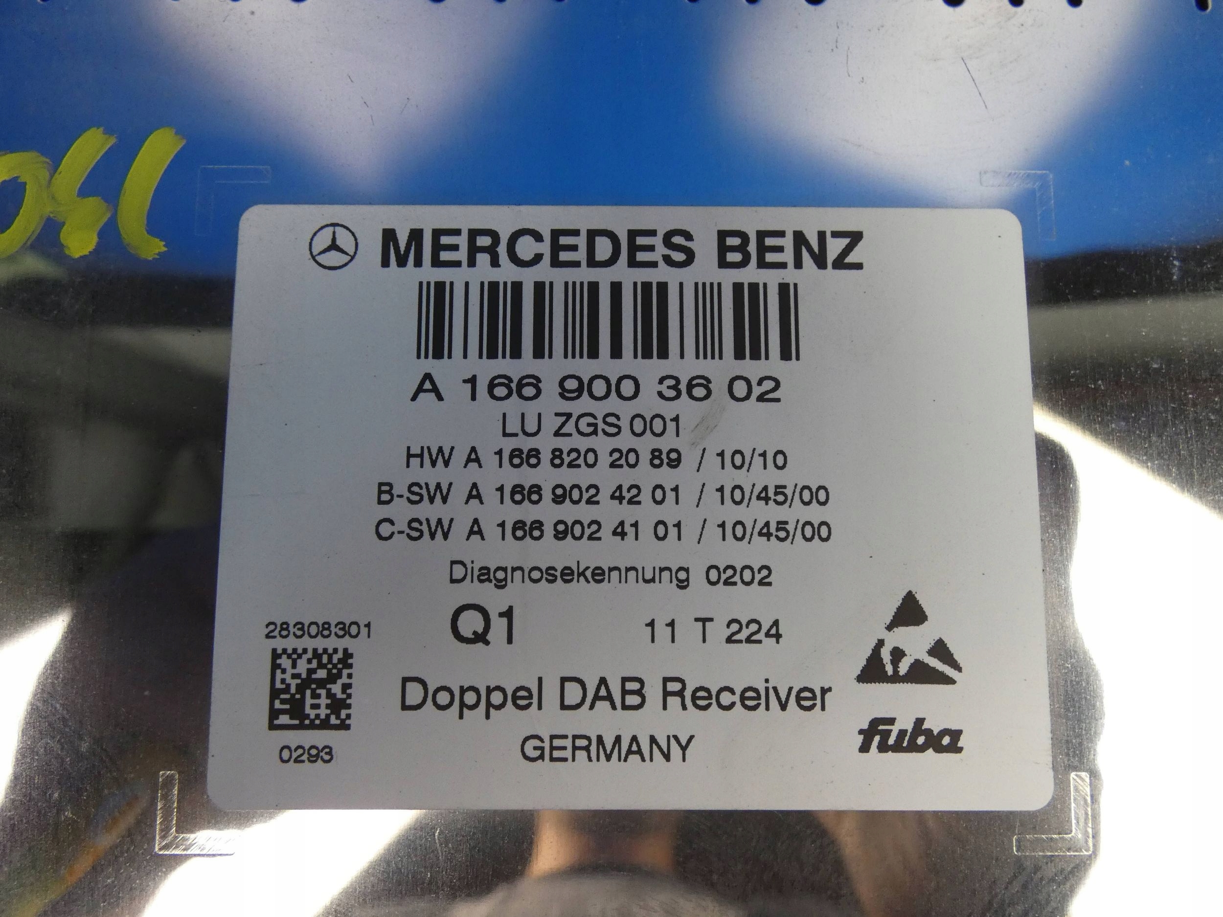MERCEDES C W204 EW212 module control unit amplifier ANTENY