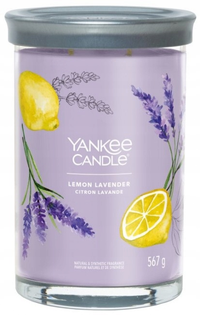 

Yankee Candle tumbler z 2 knotami Lemon Lavender