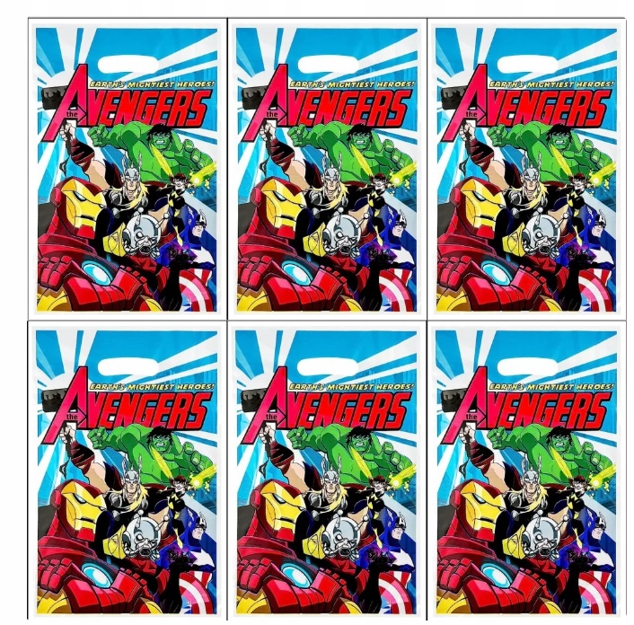 TORBY NA PREZENTY AVENGERS 100 SZTUK Marka inna