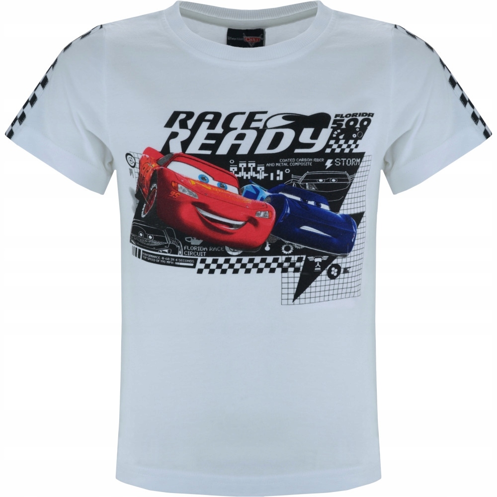 

Koszulka Auta Race biała 122