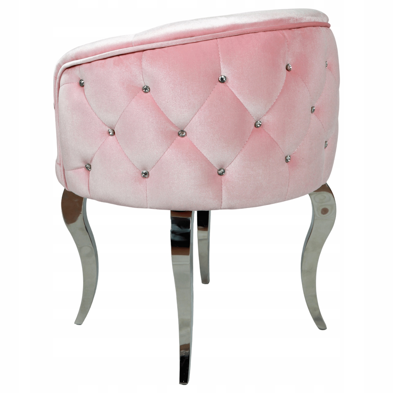 Fotel Glamour Różowy - Elegancja i Luksus! Stan opakowania oryginalne