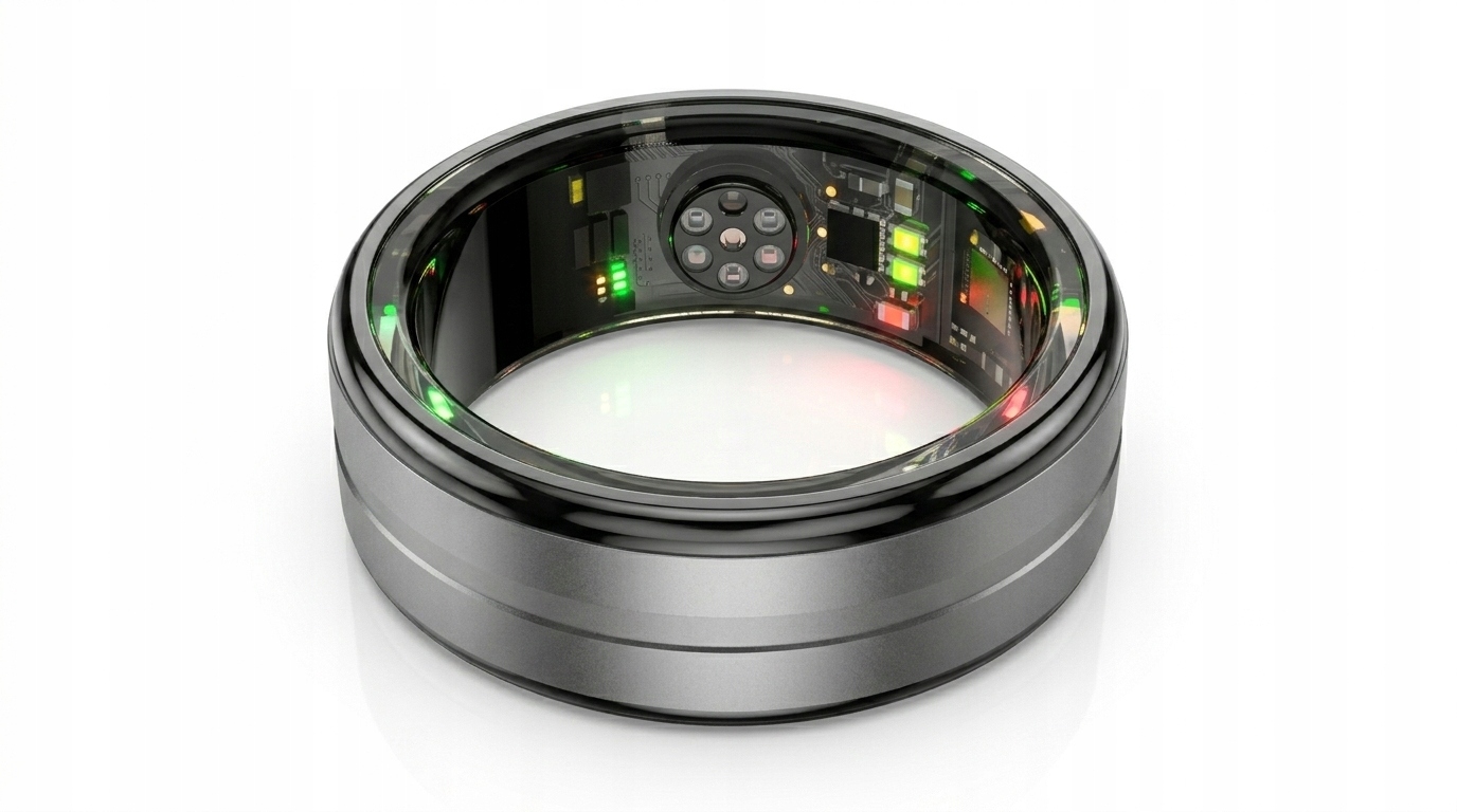 Smart Ring Colmi R06 Černý Velikost 10 19.8 mm SmartRing Bluetooth 5.0