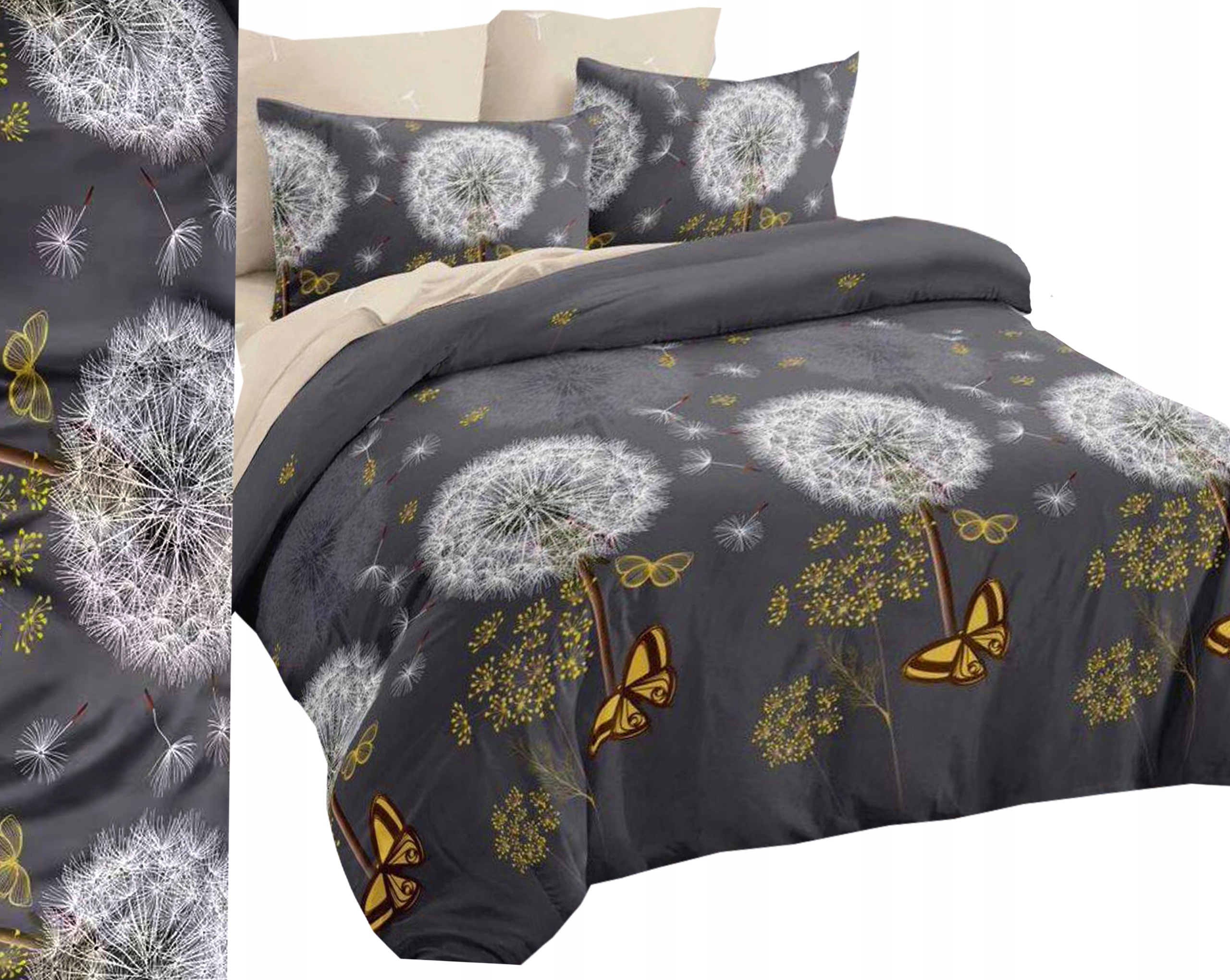 Povlečení Flanelové 200x220 2 povlaky na polštáře 70x80 na zip, teplé květiny, růže