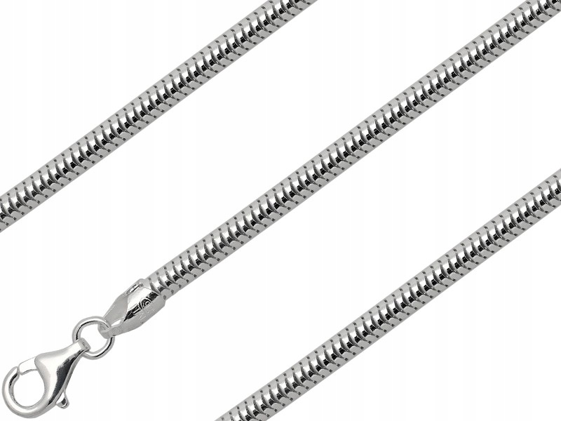 

Bransoletka Modułowa Żmijka 19CM 3,5MM SREBRO925