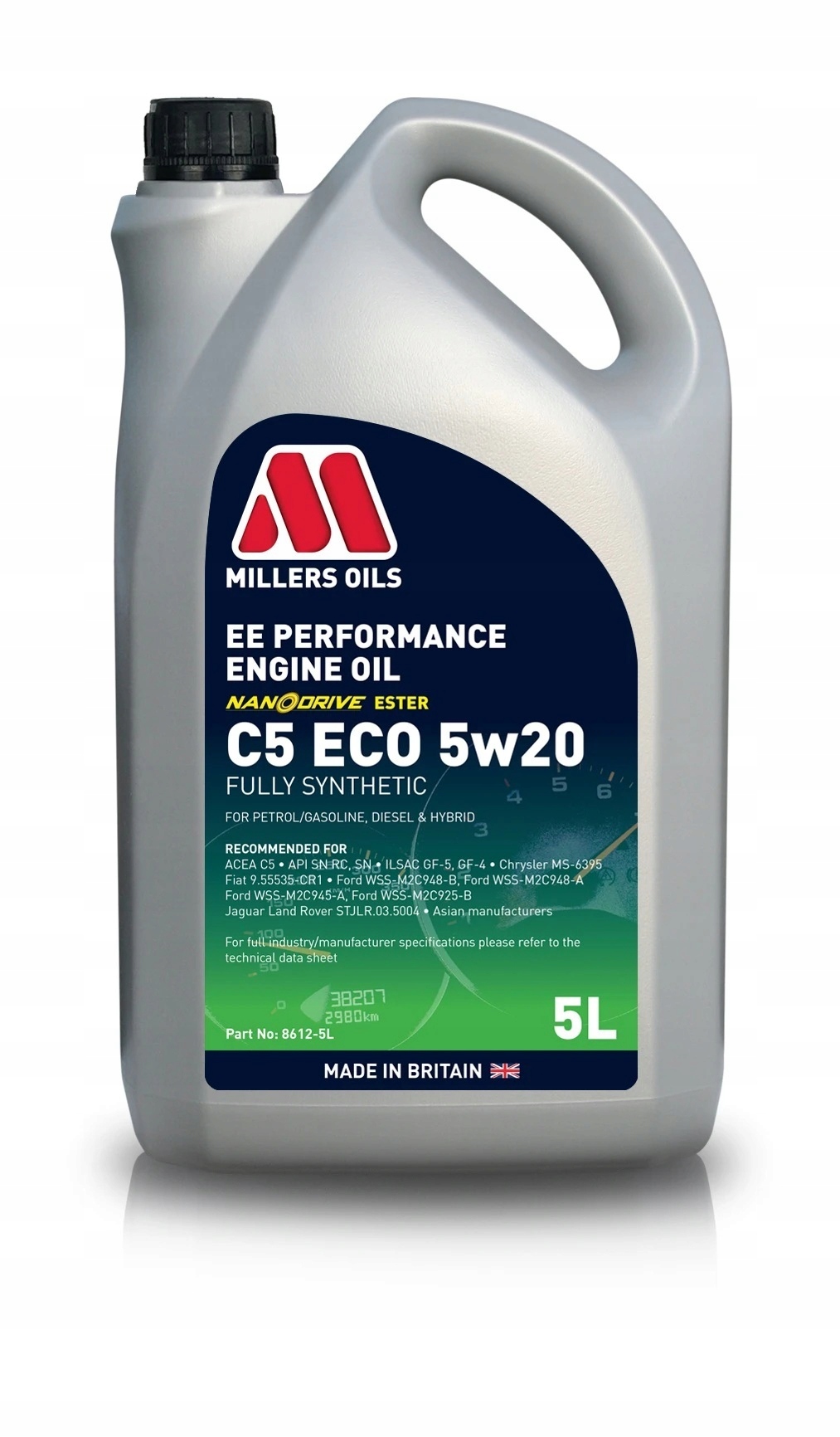 Millers Oils Ee Performance C5 Eco 5W20 5L 8612