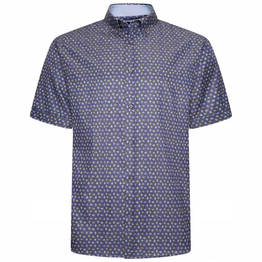 Velká pánská košile Kam Jeans velké velikosti 5XL 166 cm