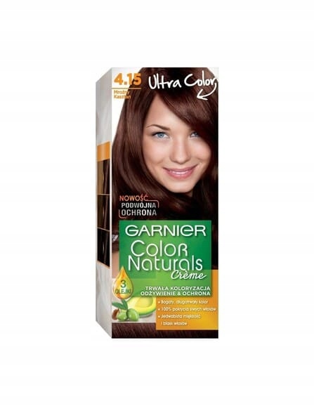 GARNIER COLOR NATURALS farba 4.15 MROŹNY KASZTAN