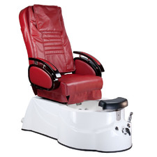 Křeslo na pedikúru s masáží BR-3820D Bordové