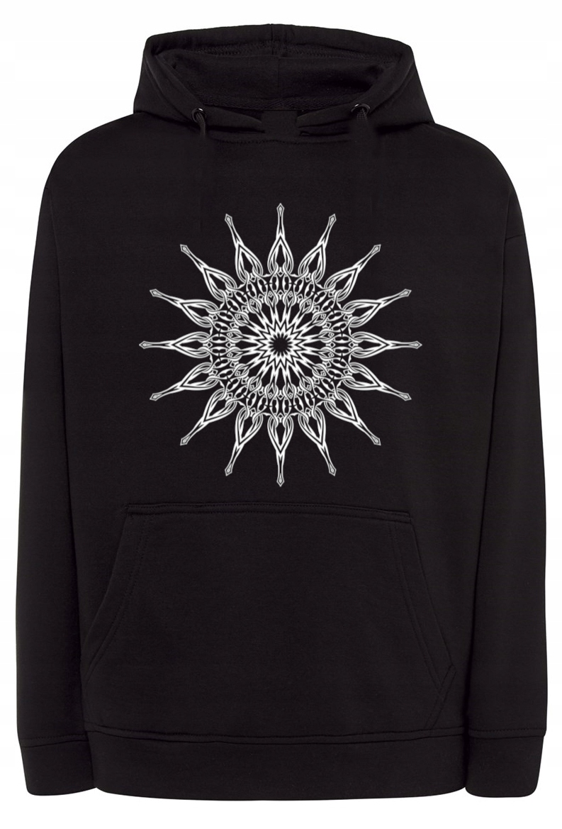 Pánská mikina s pěkným potiskem Mandala vel. 3XL