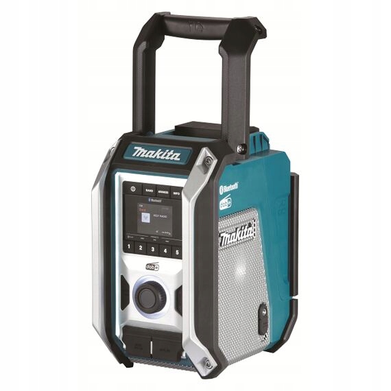 Makita DMR115 aku rádio Dab, Bluetooth, bass subwoofer, 10,8/12/14,4/18V CX