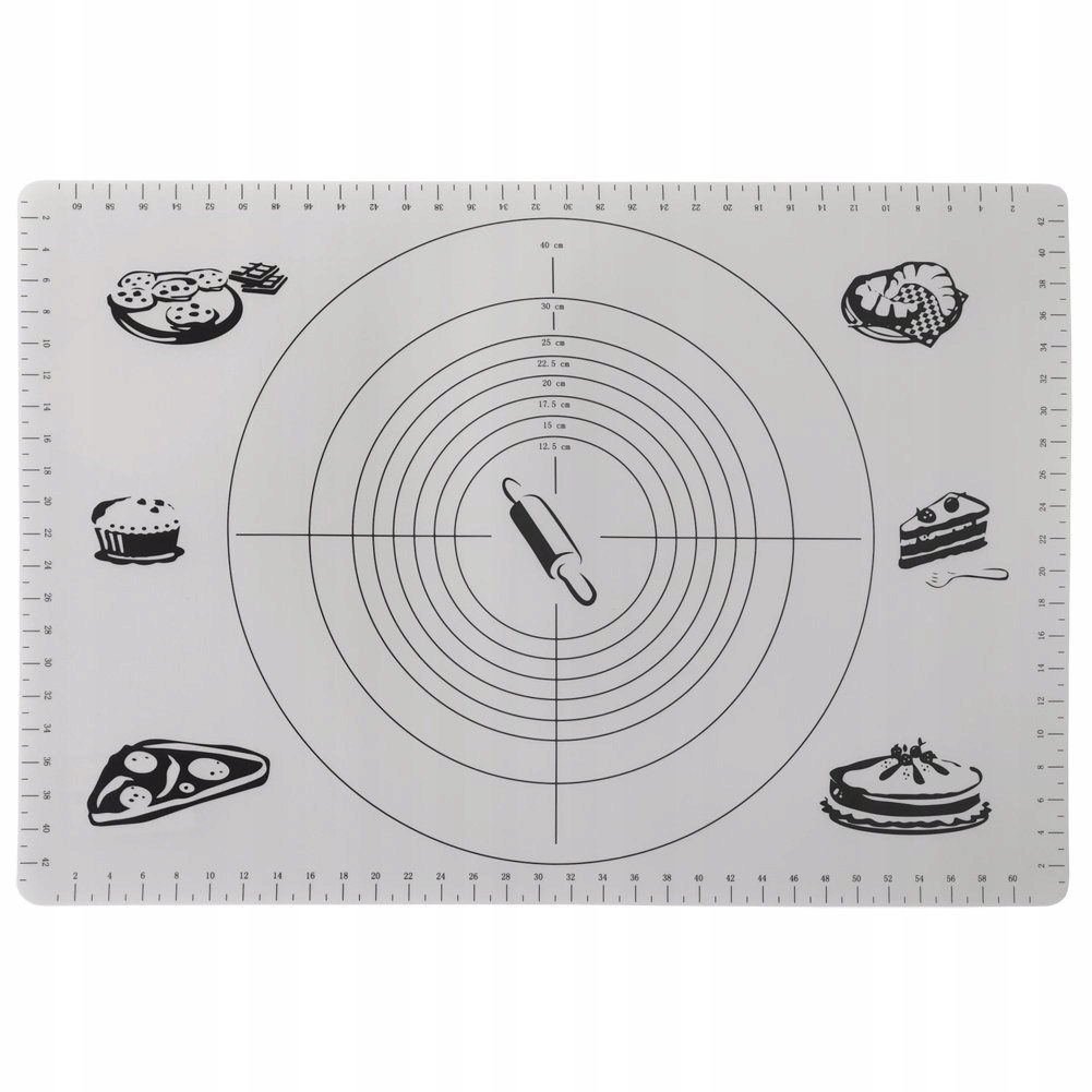 

Stolnica mata podkładka do ciasta duża 65x45 cm