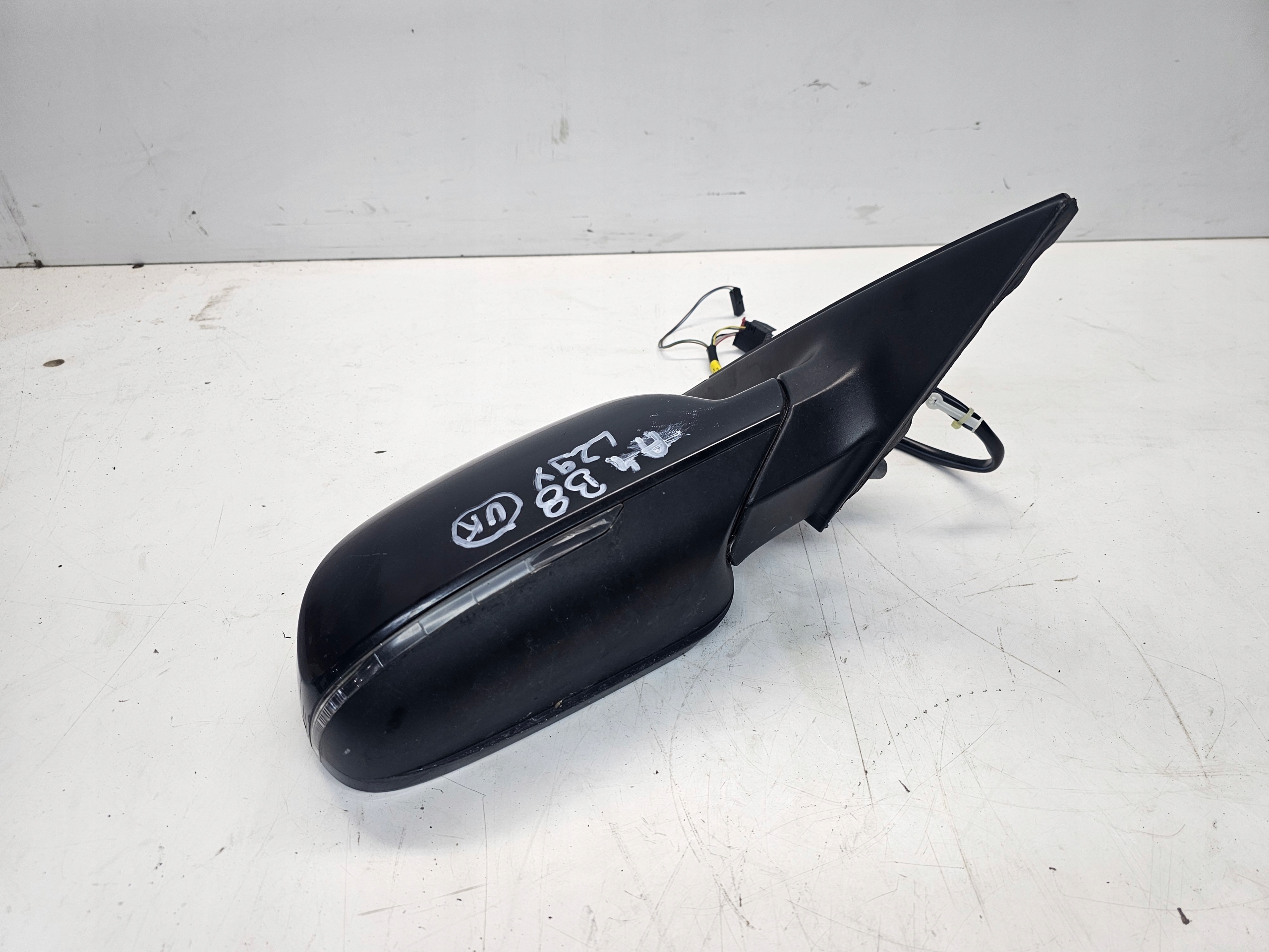 mirror right AUDI A4 B8 LIFT LZ9Y 6+2 PIN UK