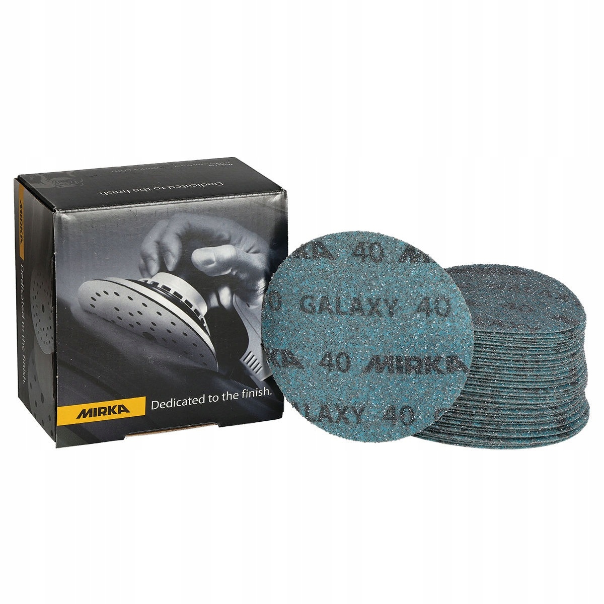 Papier ceramiczny Mirka Galaxy Fi 125 mm P60 na Rzep 5 sztuk