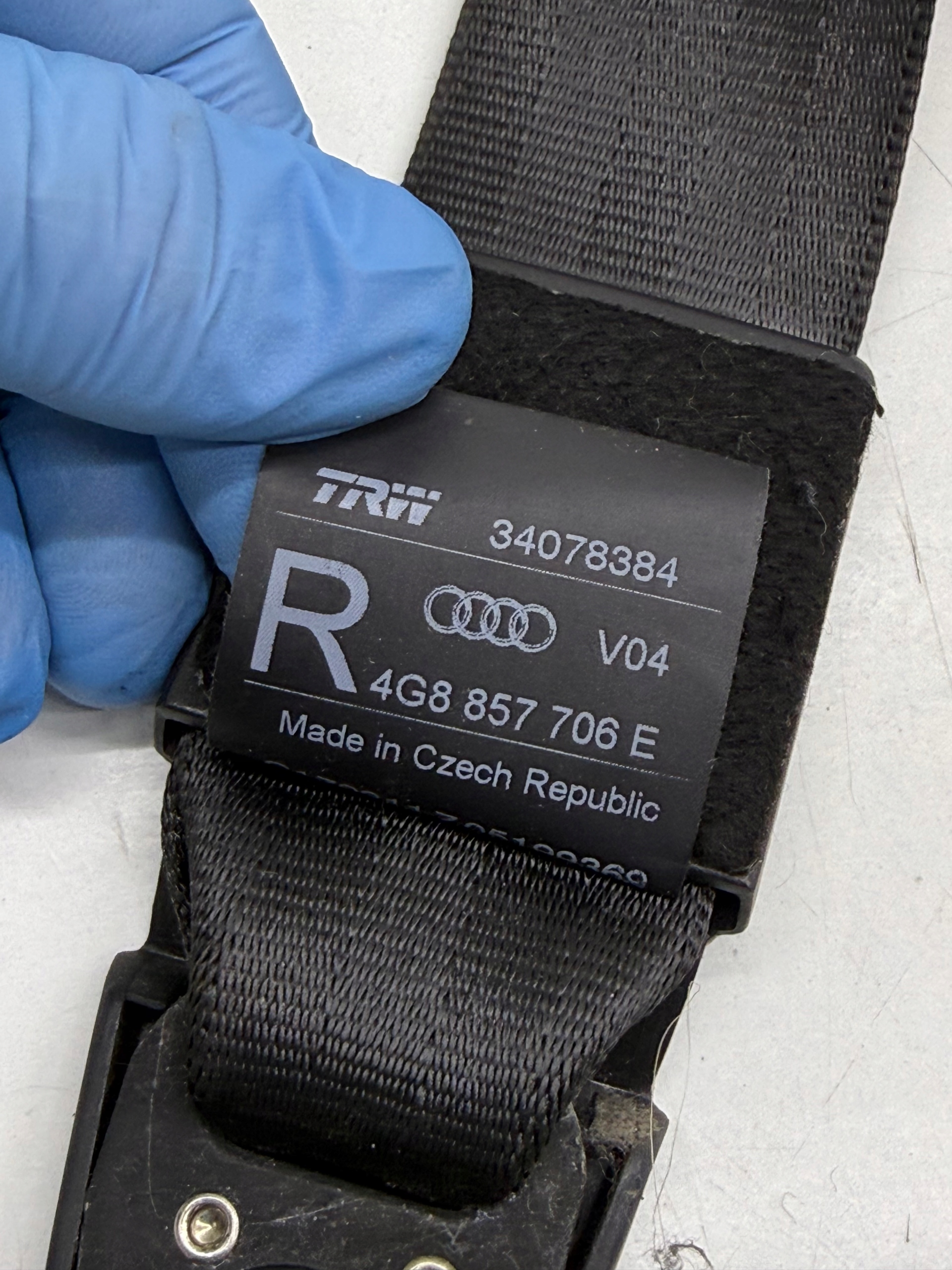 AUDI A7 S7 A6 S6 C7 tension belt safety right front original SPRAWNY!