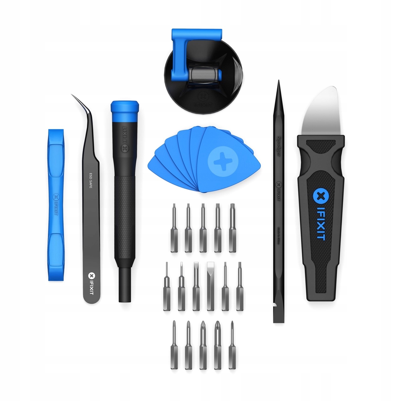 Sada nástrojů iFixit Essential Electronics Toolkit Bity Otvírák Kostky