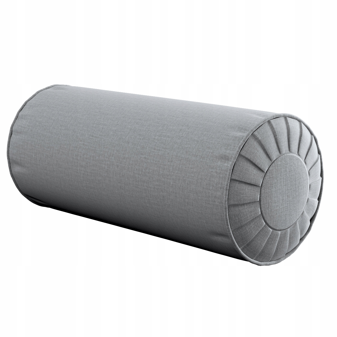 Polštář váleček s záložkami Ø20 x 50 cm černý